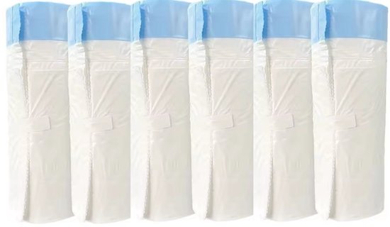 6 rollen zakken voor Kattenbak Zelfreinigend - Automatische kattenbakzakken