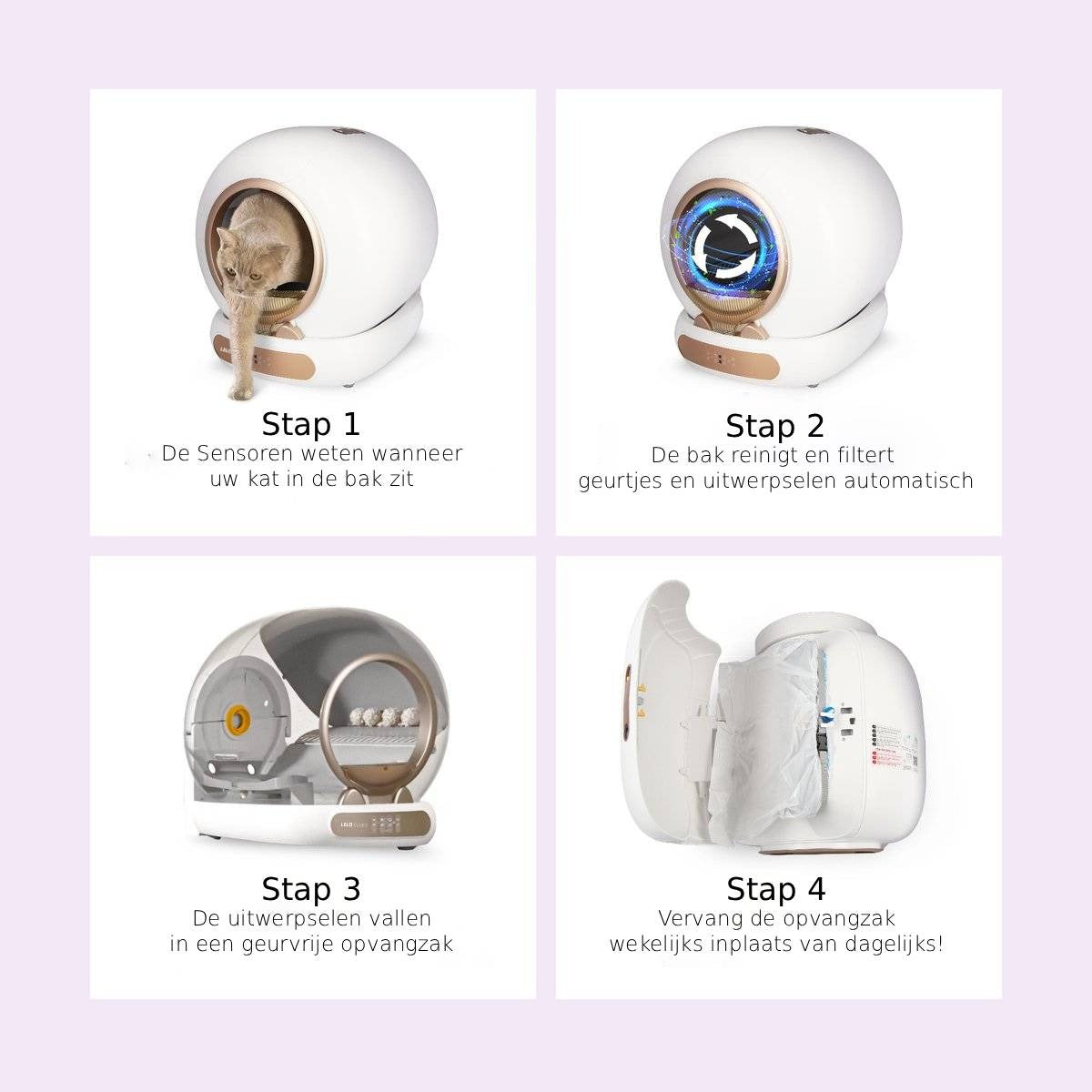 Lelo Elves 5 Automatische Kattenbak 2026 Model
